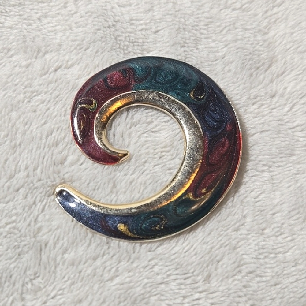 #506 VINTAGE Brooch multicolor